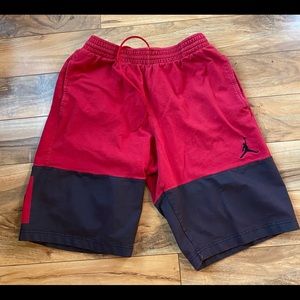 Nike Jumpman Jordan Red Fleece shorts